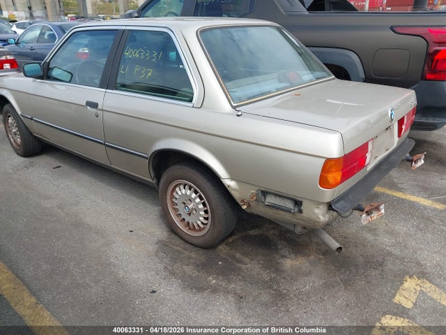 40063331 :رقم المزاد ، WBAAB5405G9688263 vin ، 1986 Bmw 325 E مزاد بيع