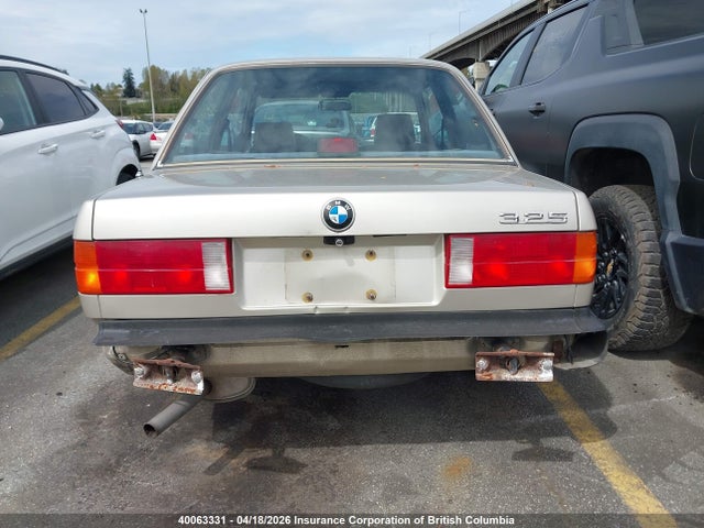 40063331 :رقم المزاد ، WBAAB5405G9688263 vin ، 1986 Bmw 325 E مزاد بيع