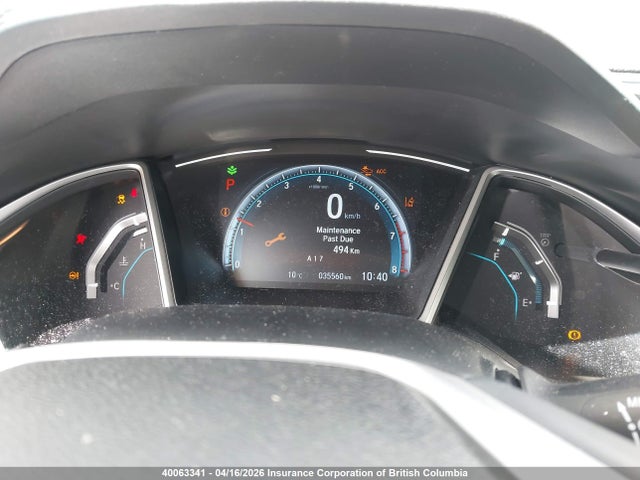 Aukcja sprzedaży 2019 Honda Civic, vin: 2HGFC2F74KH039790, numer aukcji: 40063341