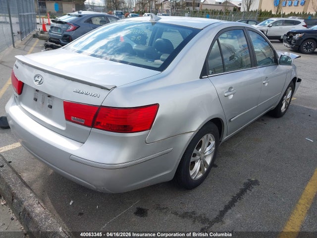 Aukcja sprzedaży 2009 Hyundai Sonata Gls, vin: 5NPET46C69H516353, numer aukcji: 40063345