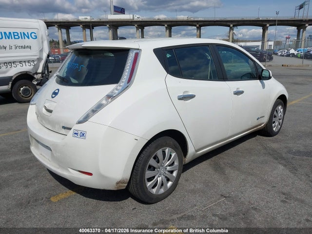 2015 Nissan Leaf მანქანა იყიდება აუქციონზე, vin: 1N4AZ0CP1FC329483, აუქციონის ნომერი: 40063370