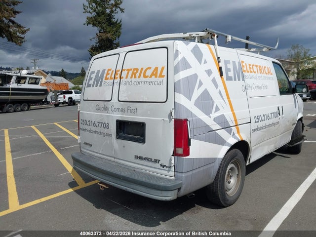 2000 Chevrolet Astro მანქანა იყიდება აუქციონზე, vin: 1GCDM19W8YB149744, აუქციონის ნომერი: 40063373