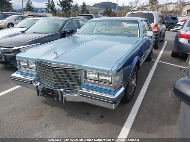 1985 Cadillac Seville მანქანა იყიდება აუქციონზე, vin: 1G6KS6986FE833847, აუქციონის ნომერი: 40063383