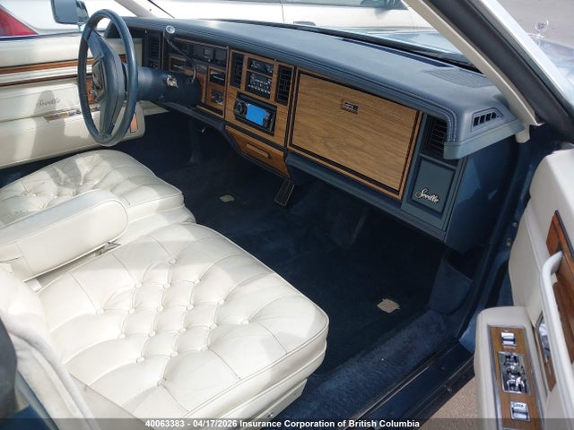 1985 Cadillac Seville მანქანა იყიდება აუქციონზე, vin: 1G6KS6986FE833847, აუქციონის ნომერი: 40063383