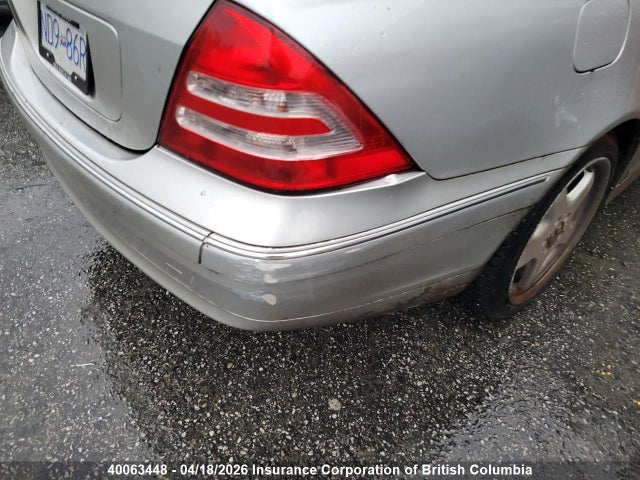 40063448 :رقم المزاد ، WDBRF64J41F061991 vin ، 2001 Mercedes-benz C 320 مزاد بيع