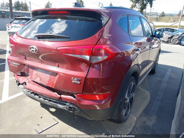 Aukcja sprzedaży 2018 Hyundai Tucson Limited/sport And Eco/se, vin: KM8J3CA24JU826692, numer aukcji: 40057692