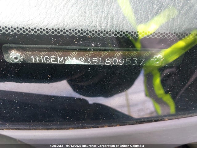 Продаж на аукціоні авто 2005 Honda Civic Dx, vin: 1HGEM21235L809537, номер лоту: 40060661
