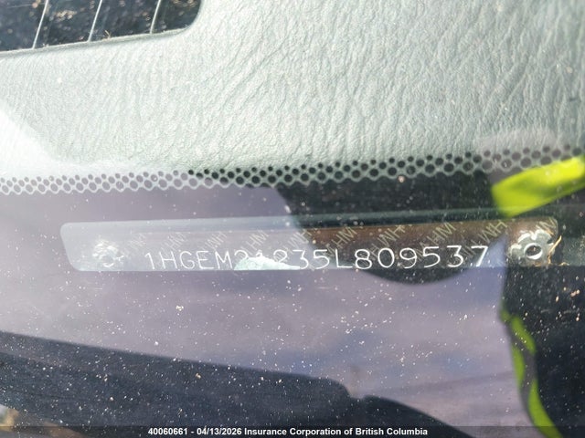 Продаж на аукціоні авто 2005 Honda Civic Dx, vin: 1HGEM21235L809537, номер лоту: 40060661