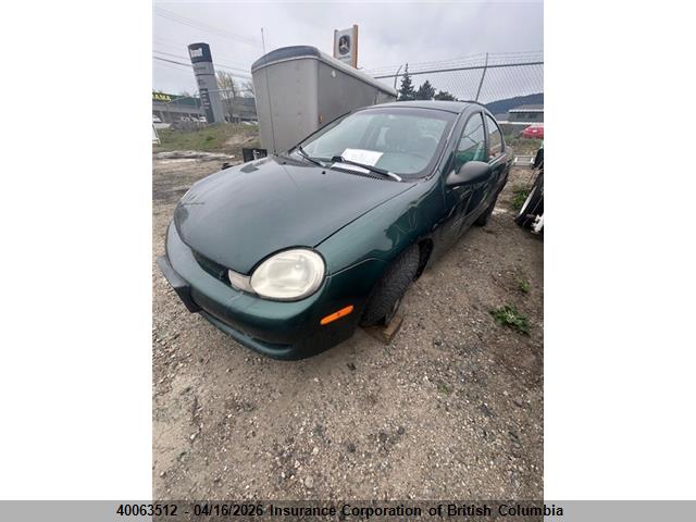 Продаж на аукціоні авто 2000 Chrysler Neon, vin: 1C3ES46C8YD730501, номер лоту: 40063512