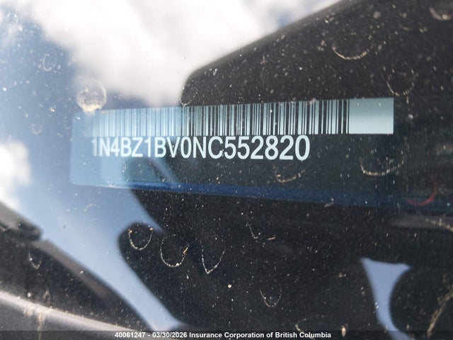 1N4BZ1BV0NC552820 Nissan Leaf S Plus