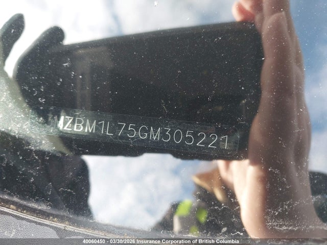 3MZBM1L75GM305221 Mazda 3 TOURING