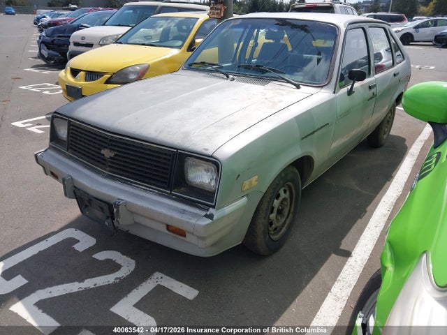 1986 Chevrolet Chevette Cs მანქანა იყიდება აუქციონზე, vin: 1G1TB68C6GA196323, აუქციონის ნომერი: 40063542