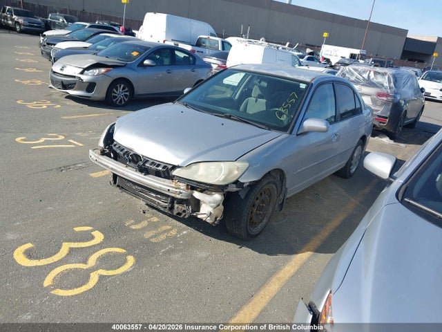 40063557 :رقم المزاد ، 2HGES16664H911437 vin ، 2004 Honda Civic مزاد بيع