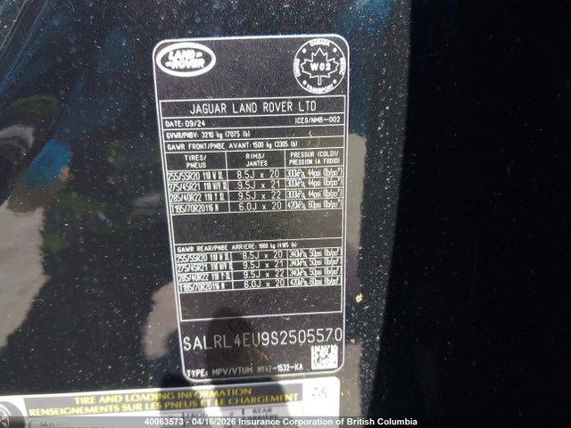 Land Rover Discovery P360 Dynamic Se 2025 SALRL4EU9S2505570 Image 9