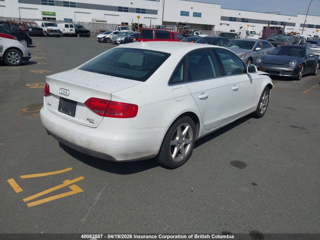 40063587 :رقم المزاد ، WAULF68KX9A231707 vin ، 2009 Audi A4 مزاد بيع