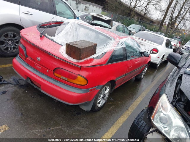40058099 :رقم المزاد ، JN1EB36S8MU001702 vin ، 1991 Nissan Nx مزاد بيع