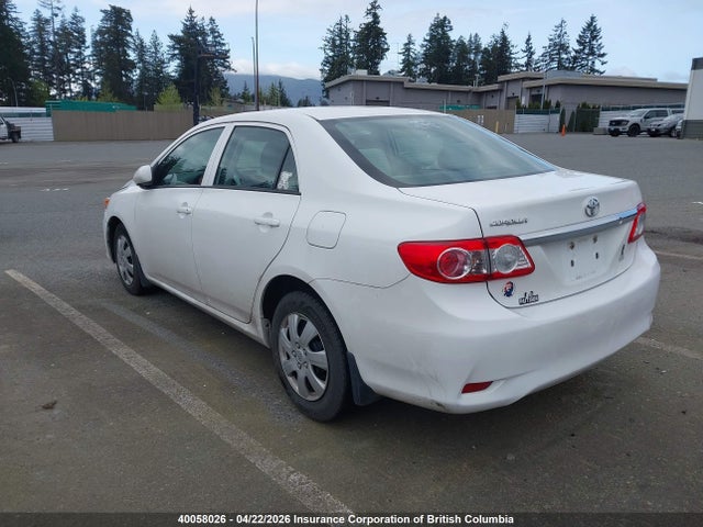 2013 Toyota Corolla S/le მანქანა იყიდება აუქციონზე, vin: 2T1BU4EE3DC051190, აუქციონის ნომერი: 40058026