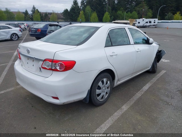 2013 Toyota Corolla S/le მანქანა იყიდება აუქციონზე, vin: 2T1BU4EE3DC051190, აუქციონის ნომერი: 40058026