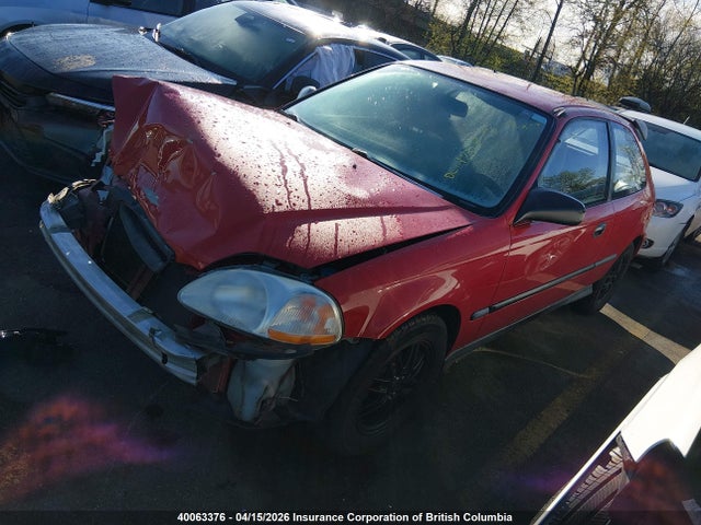 Aukcja sprzedaży 1996 Honda Civic Cx, vin: 2HGEJ6423TH001131, numer aukcji: 40063376