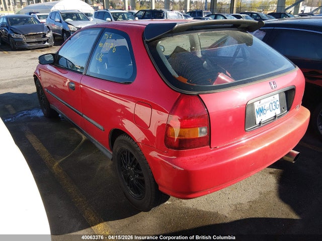 Aukcja sprzedaży 1996 Honda Civic Cx, vin: 2HGEJ6423TH001131, numer aukcji: 40063376