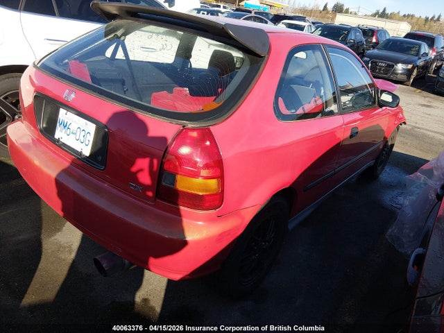 Aukcja sprzedaży 1996 Honda Civic Cx, vin: 2HGEJ6423TH001131, numer aukcji: 40063376