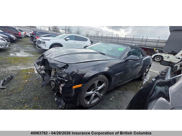 2014 Chevrolet Camaro Lt მანქანა იყიდება აუქციონზე, vin: 2G1FC3D30E9289202, აუქციონის ნომერი: 40063762