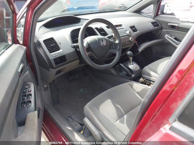 Aukcja sprzedaży 2008 Honda Civic, vin: 2HGFA16458H018865, numer aukcji: 40063765