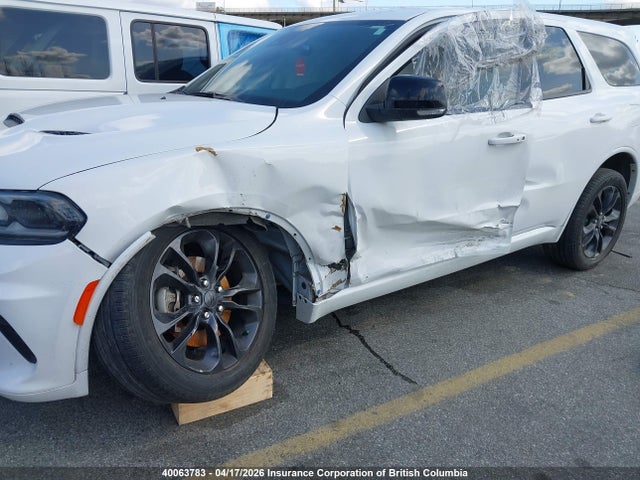 40063783 :رقم المزاد ، 1C4RDJDG9NC215374 vin ، 2022 Dodge Durango Gt مزاد بيع