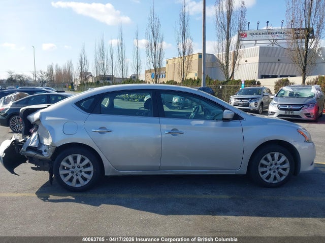 2014 Nissan Sentra S/sv/sr/sl მანქანა იყიდება აუქციონზე, vin: 3N1AB7AP7EL641498, აუქციონის ნომერი: 40063785