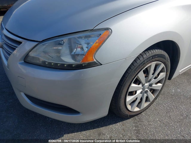 2014 Nissan Sentra S/sv/sr/sl მანქანა იყიდება აუქციონზე, vin: 3N1AB7AP7EL641498, აუქციონის ნომერი: 40063785