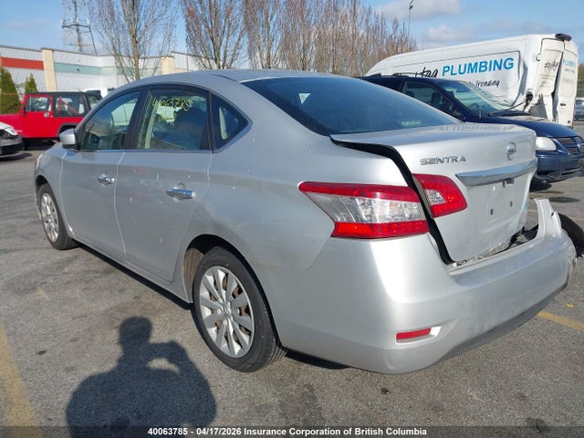2014 Nissan Sentra S/sv/sr/sl მანქანა იყიდება აუქციონზე, vin: 3N1AB7AP7EL641498, აუქციონის ნომერი: 40063785