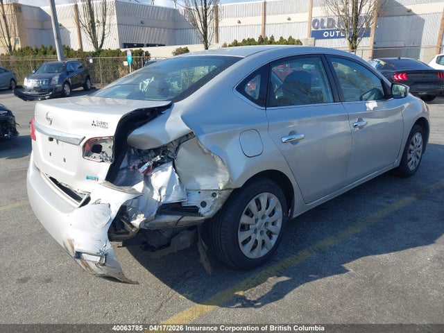 2014 Nissan Sentra S/sv/sr/sl მანქანა იყიდება აუქციონზე, vin: 3N1AB7AP7EL641498, აუქციონის ნომერი: 40063785