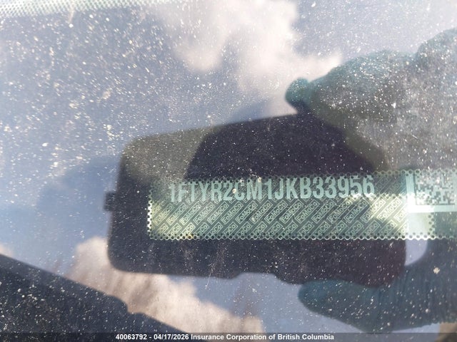 40063792 :رقم المزاد ، 1FTYR2CM1JKB33956 vin ، 2018 Ford Transit-250 مزاد بيع