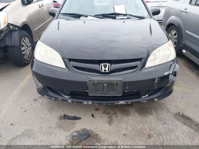 40058018 :رقم المزاد ، 2HGES163X5H018906 vin ، 2005 Honda Civic Dx Vp مزاد بيع