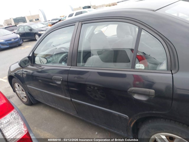 40058018 :رقم المزاد ، 2HGES163X5H018906 vin ، 2005 Honda Civic Dx Vp مزاد بيع