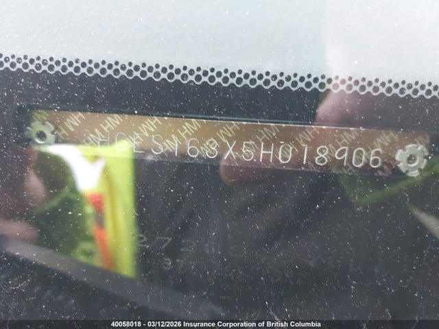 40058018 :رقم المزاد ، 2HGES163X5H018906 vin ، 2005 Honda Civic Dx Vp مزاد بيع