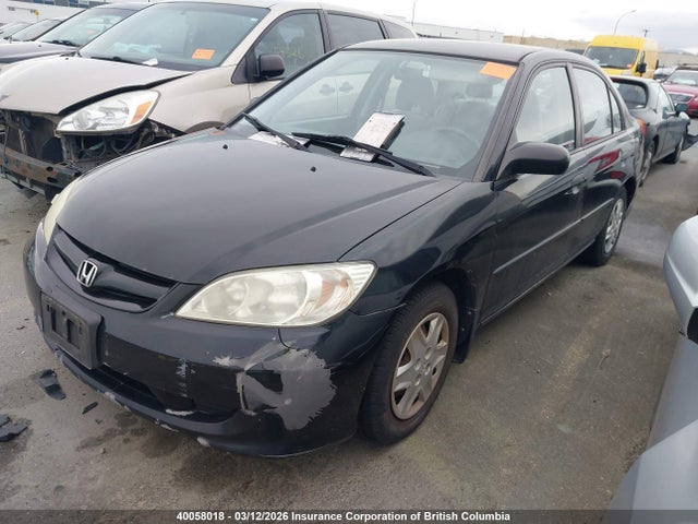 40058018 :رقم المزاد ، 2HGES163X5H018906 vin ، 2005 Honda Civic Dx Vp مزاد بيع