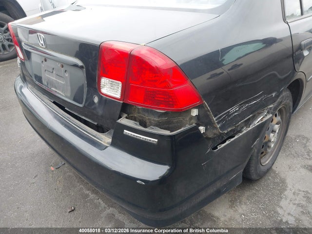 40058018 :رقم المزاد ، 2HGES163X5H018906 vin ، 2005 Honda Civic Dx Vp مزاد بيع