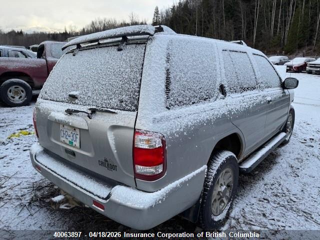 2002 Nissan Pathfinder Le/se მანქანა იყიდება აუქციონზე, vin: JN8DR09Y52W720754, აუქციონის ნომერი: 40063897