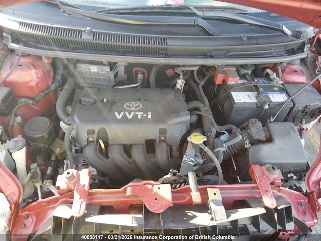 2007 Toyota Yaris მანქანა იყიდება აუქციონზე, vin: JTDBT923171087763, აუქციონის ნომერი: 40058117