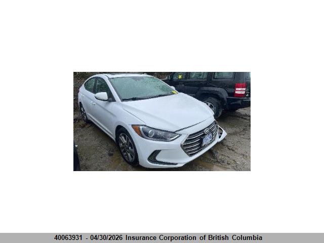 KMHD84LF4HU293337 Hyundai Elantra Se/value/limited