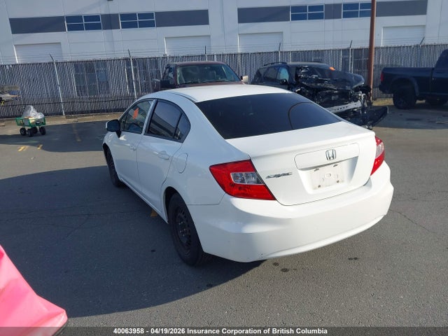 40063958 :رقم المزاد ، 2HGFB2F42CH109684 vin ، 2012 Honda Civic مزاد بيع