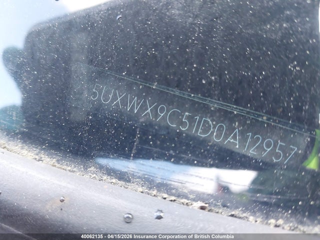 40062135 :رقم المزاد ، 5UXWX9C51D0A12957 vin ، 2013 Bmw X3 Xdrive28i مزاد بيع