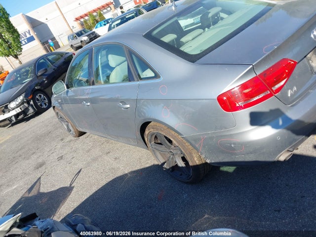 2009 Audi A4 მანქანა იყიდება აუქციონზე, vin: WAULK68K09N039233, აუქციონის ნომერი: 40063980