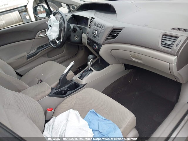 Aukcja sprzedaży 2012 Honda Civic, vin: 2HGFB2F51CH115968, numer aukcji: 40063982