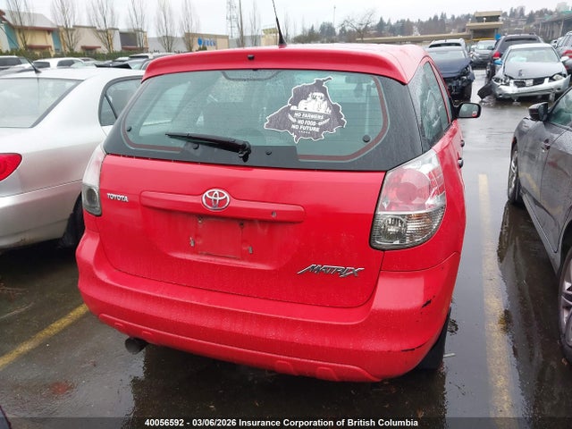 2006 Toyota Corolla Matrix Xr მანქანა იყიდება აუქციონზე, vin: 2T1KR32E36C583767, აუქციონის ნომერი: 40056592
