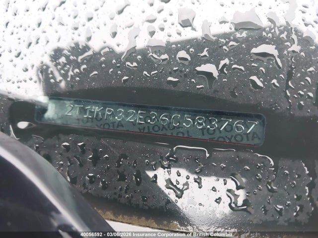 2006 Toyota Corolla Matrix Xr მანქანა იყიდება აუქციონზე, vin: 2T1KR32E36C583767, აუქციონის ნომერი: 40056592