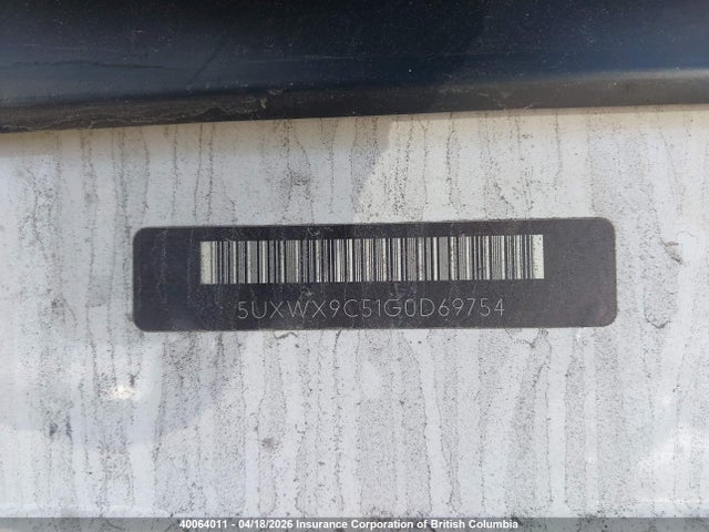 5UXWX9C51G0D69754 BMW X3