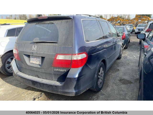 Продаж на аукціоні авто 2005 Honda Odyssey Ex, vin: 5FNRL38485B059197, номер лоту: 40064025