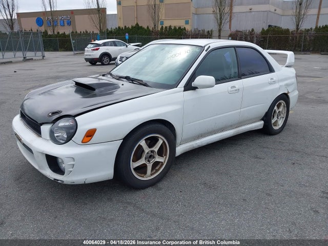 Aukcja sprzedaży 2002 Subaru Impreza Wrx, vin: JF1GD29622G501283, numer aukcji: 40064029